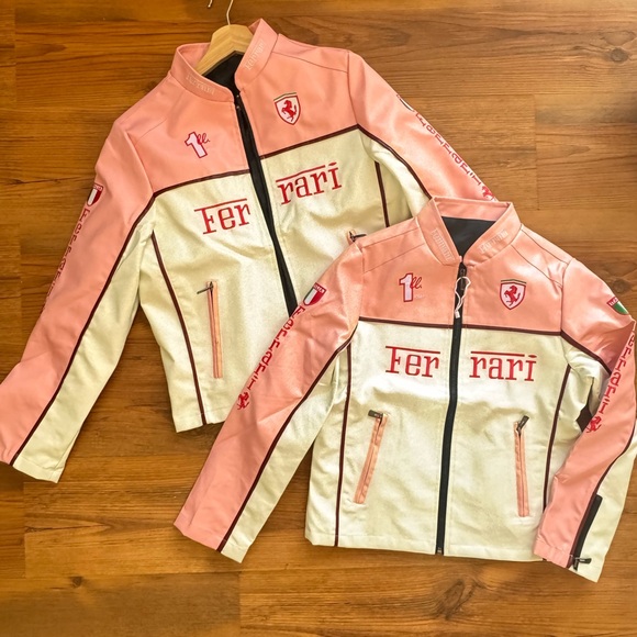 Ferrari Pink and White Racing Jacket - Picture 3 of 3